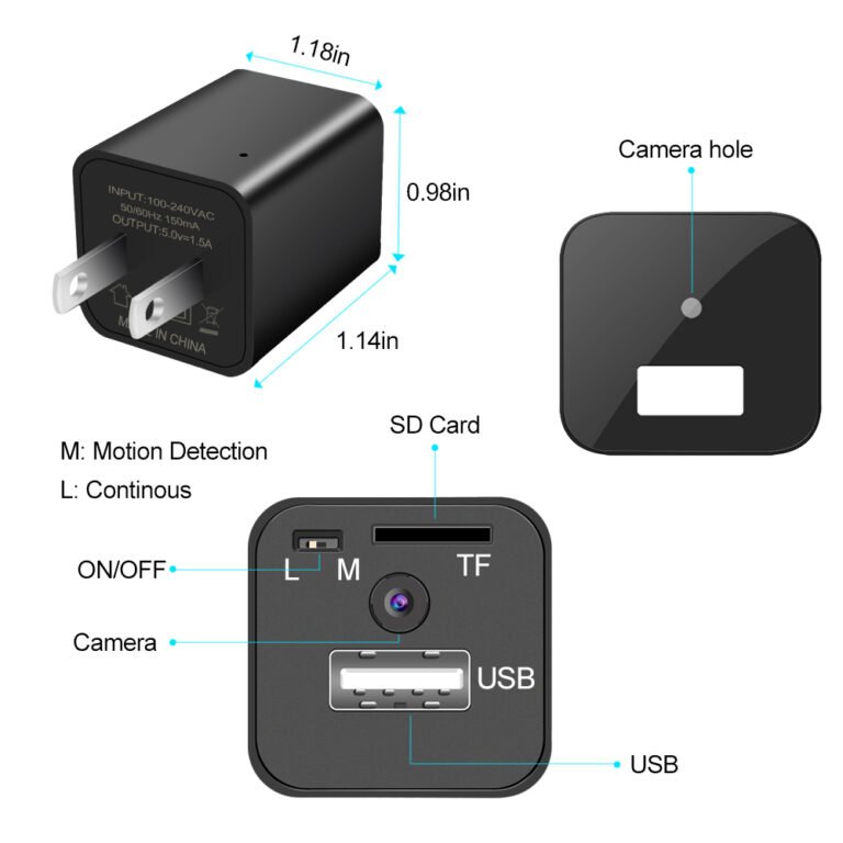 Video Camera Socket Spy Hidden Camera Socket - Littleman Enterprise